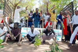 Students demonstrate