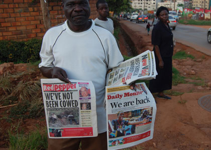 Daily Monitor, Red Pepper back on the street