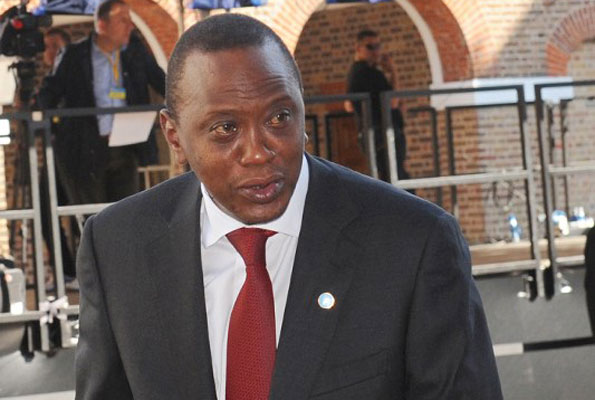 President Kenyatta is here