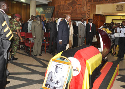 Museveni pays tribute to the late Mustafa