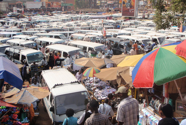 Kampala taxi park