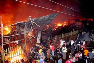 Another fire at Park Yard Market
