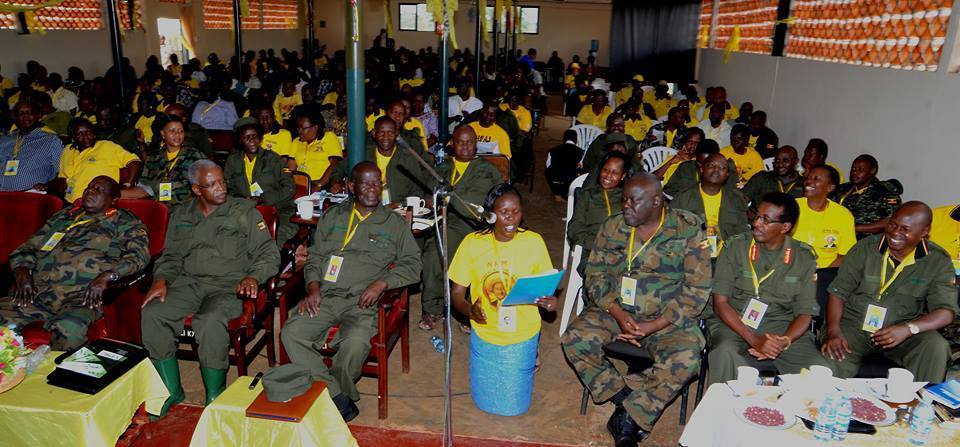 NRM caucus spokesperson Evelyn Anite in Kyankwanzi earlier