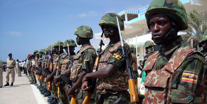 UPDF troops on Peace Keeping Mission