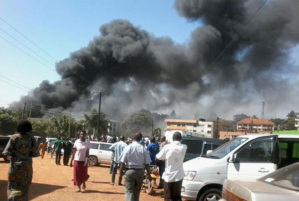Two injured in Crest foam fire