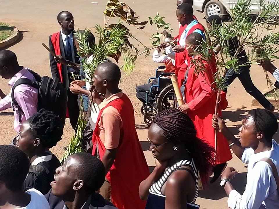 MUK strike-Ddumba meets students