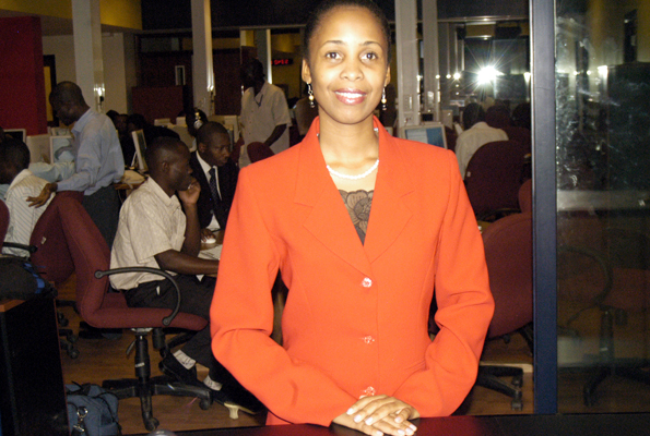 The late Rosemary-Nankabirwa during her hey-days at NTV. (Internet photo)