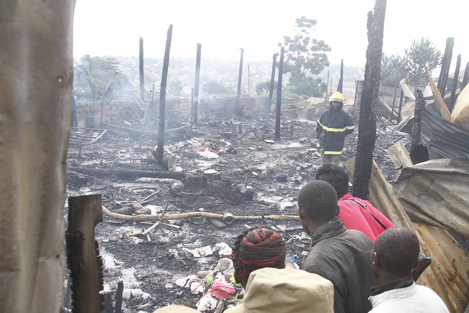 24 Families Homeless After Fire Guts Nsambya Police Barracks