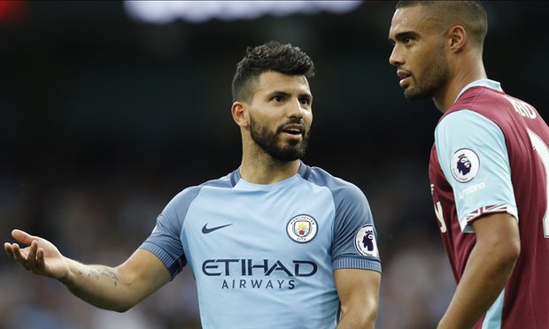 ManCity striker Sergio Aguero charged by the FA & Could miss Manchester Derby