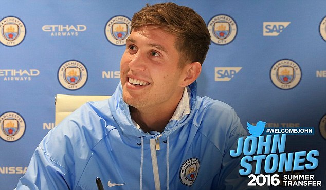 Manchester City sign John Stones in a £47.5million deal from Everton.