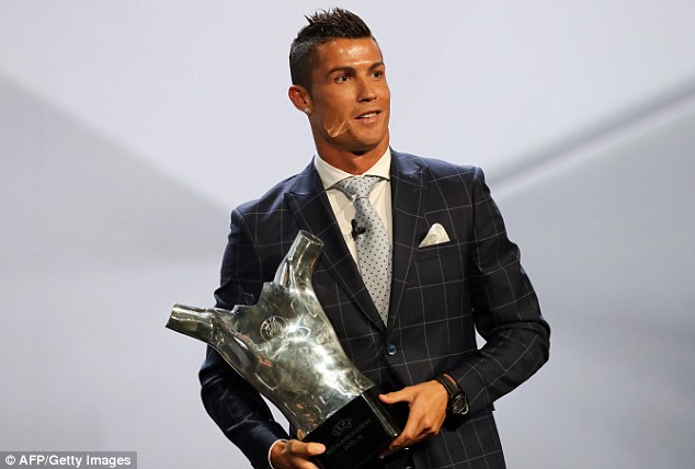 Cristiano Ronaldo is the UEFA’s Best Player 2015/16