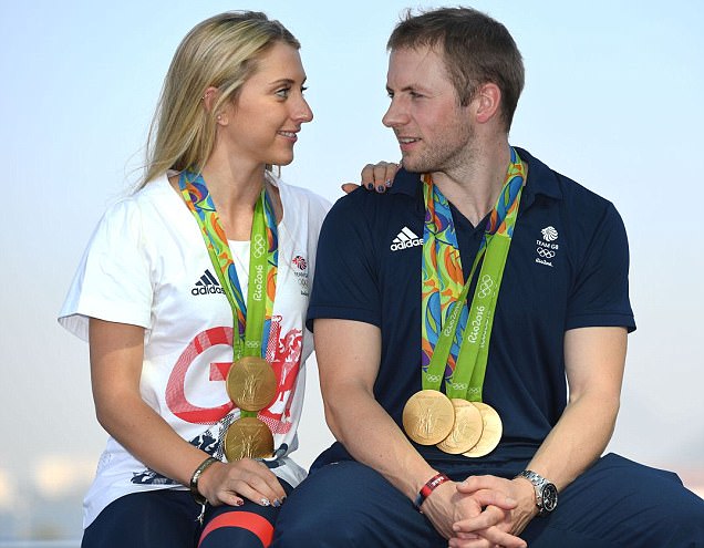 Olympic Golden Couple, King & Queen Of Track Cycling. 