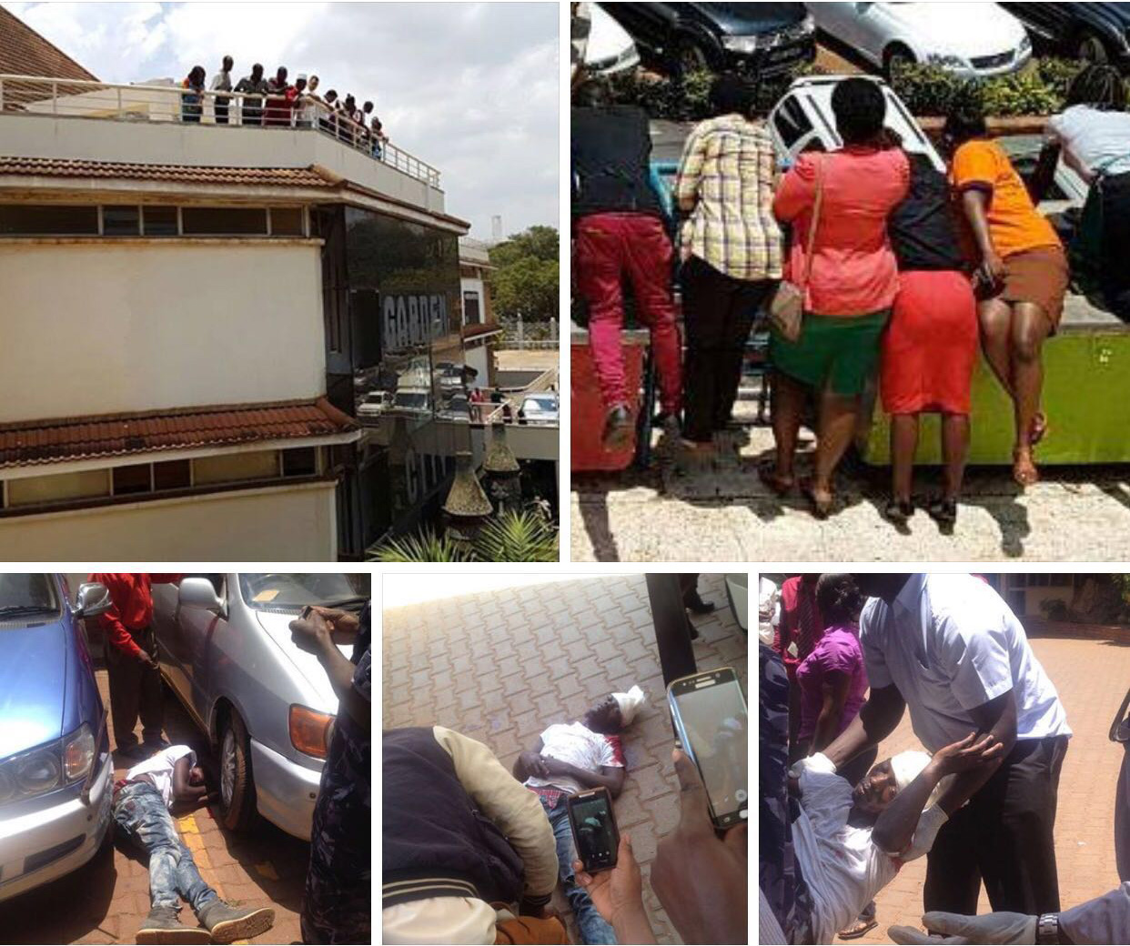 A Man Jumps Off Garden City Roof Top In An Attempted Suicide