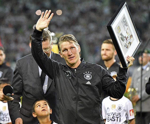 Bastian Schweinsteiger’s Emotional farewell to International football