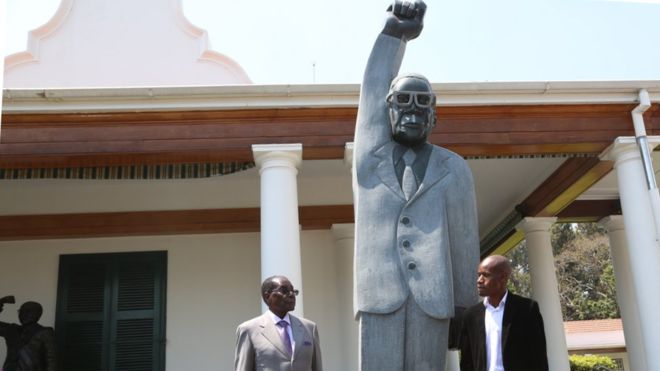 Zimbabwean sculptor insists his statue of Robert Mugabe was not intended to mock him