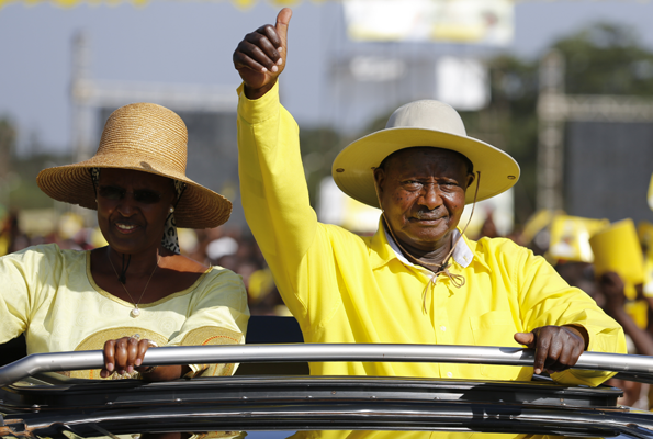 President Museveni not about to stop giving out money