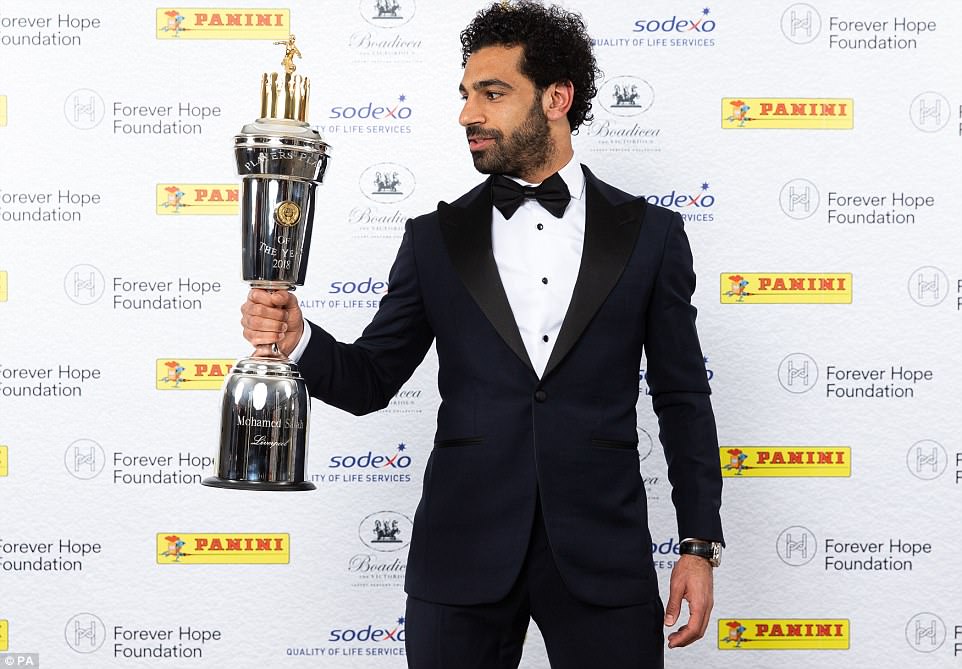 Mohamed Salah wins PFA Player of the Year award