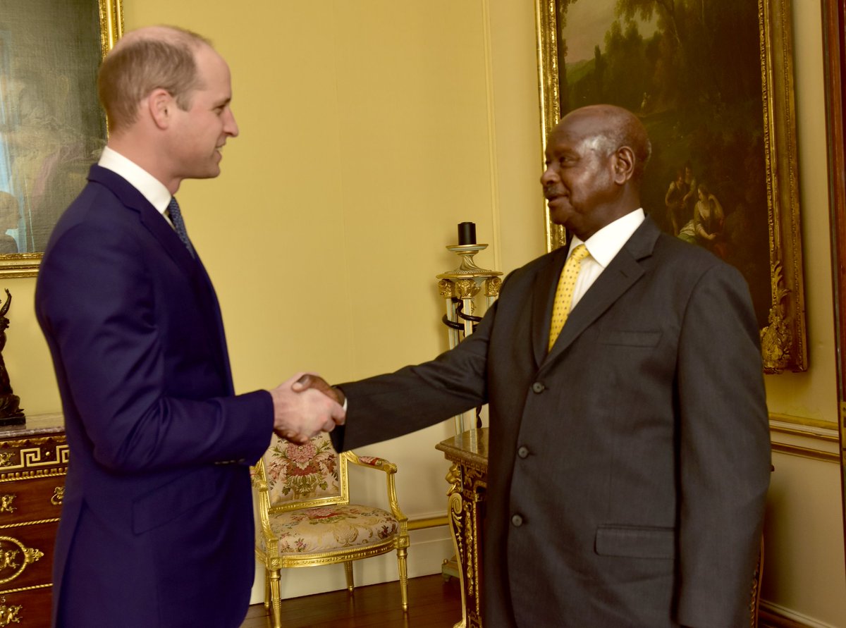 Museveni meets Prince William