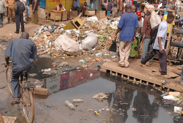 Poor sewage management  hindering treatment of cholera