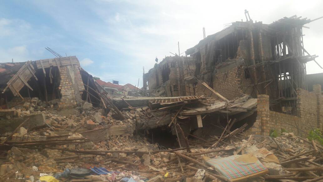 Over 20 survive , scores trapped in Buziga collapsed building