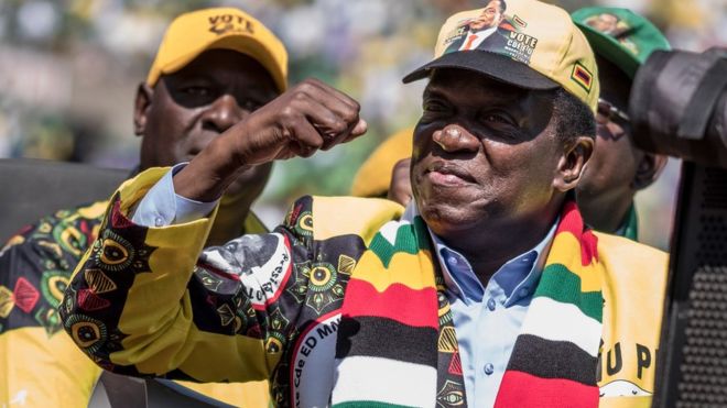 Zimbabwe election: Emmerson Mnangagwa declared winner in disputed poll