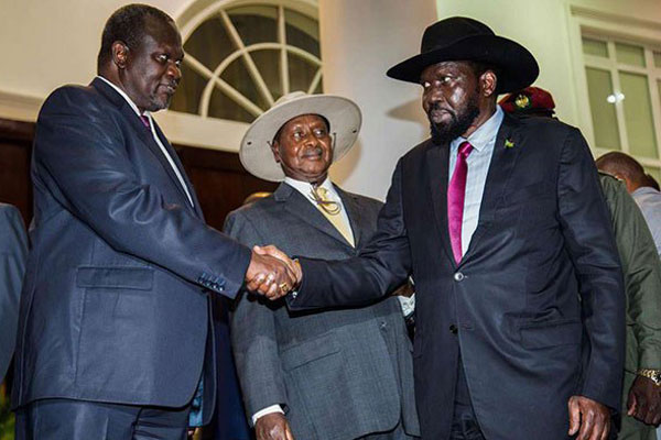 South Sudan rivals sign power sharing deal