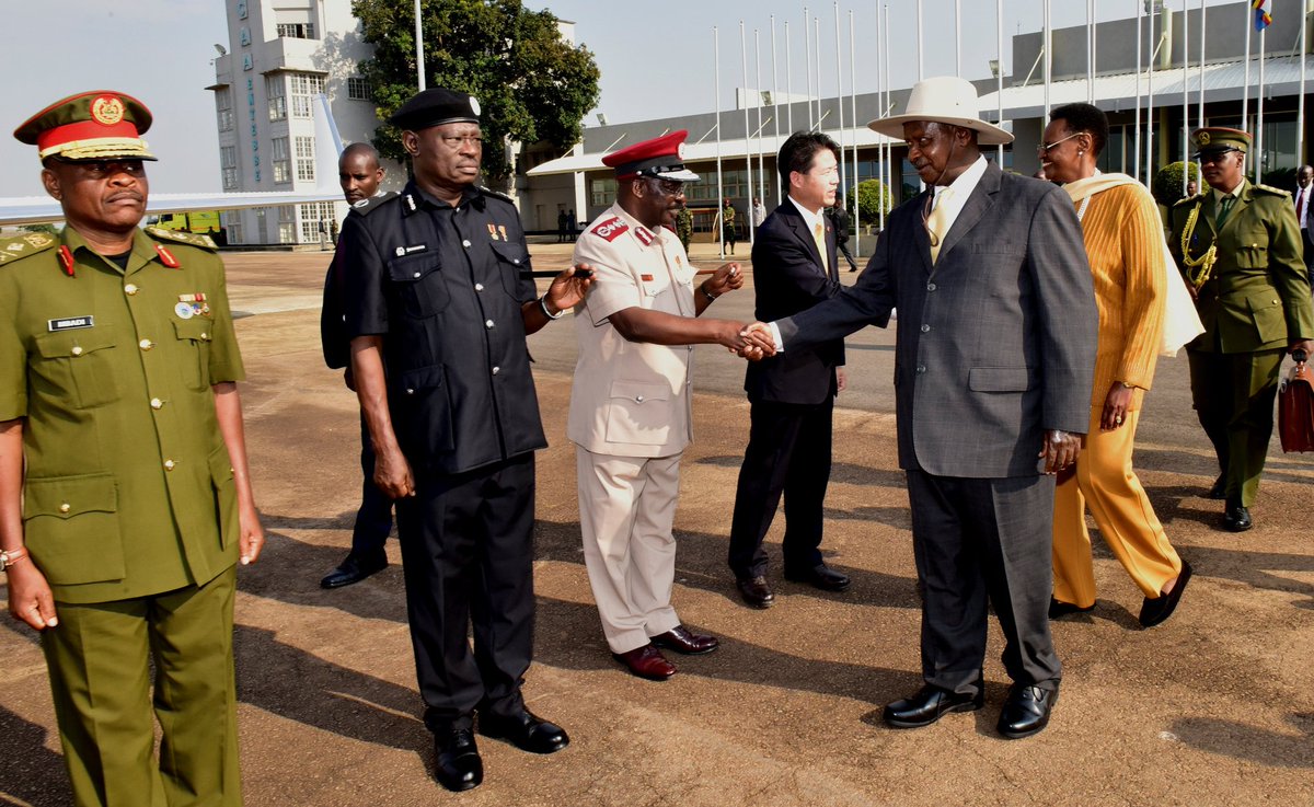 Museveni in China on a working visit