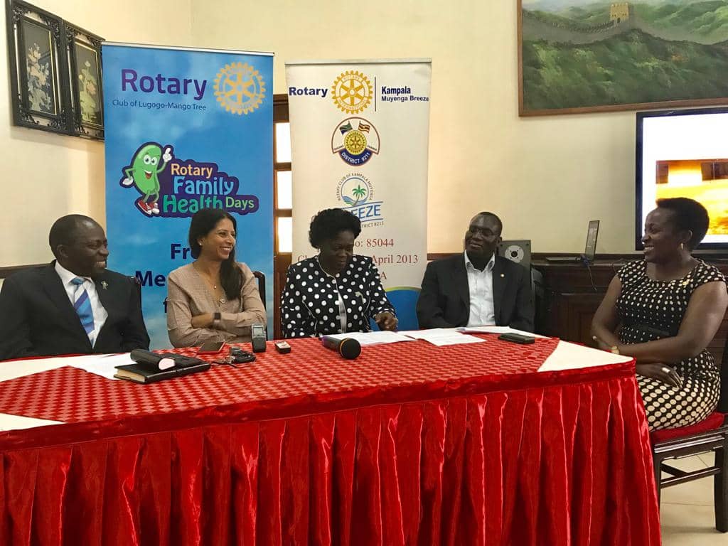 Rotary Uganda and MOH launch this years family health day