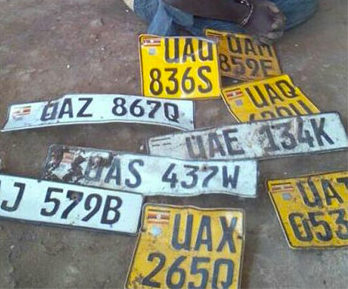 Lwengo Police Man Arrested For Car Number Plate theft