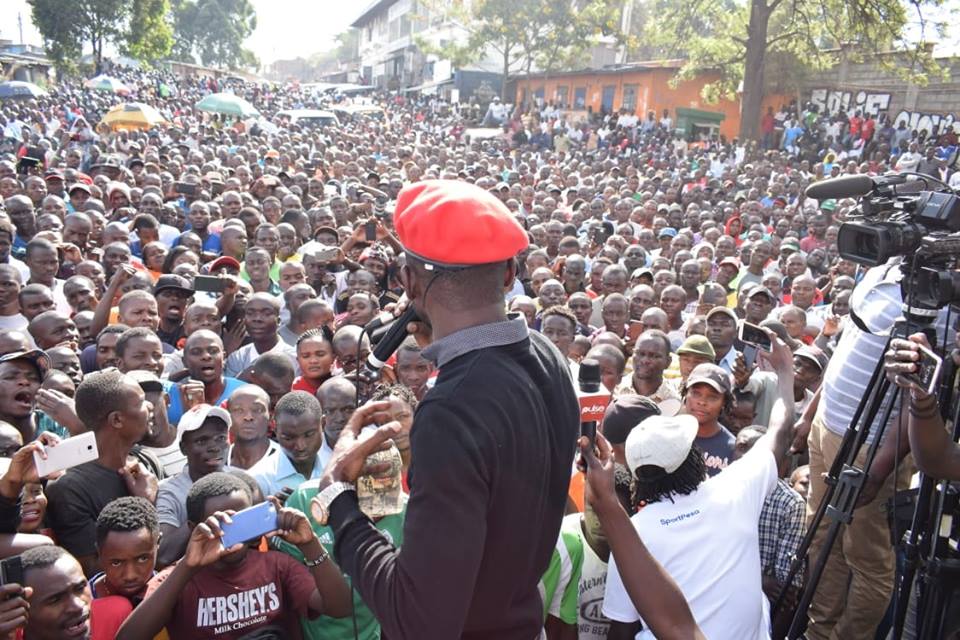 Bobi Wine rallies Kenyan youth to fight for freedom