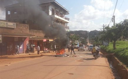 Joint security officers quell Bobi Wine protestors