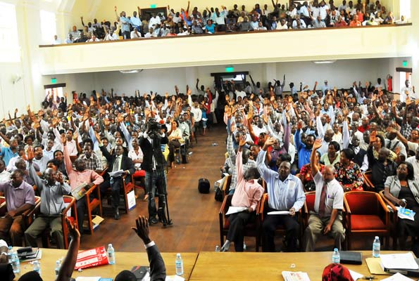 President and first lady call for calm from striking lecturers
