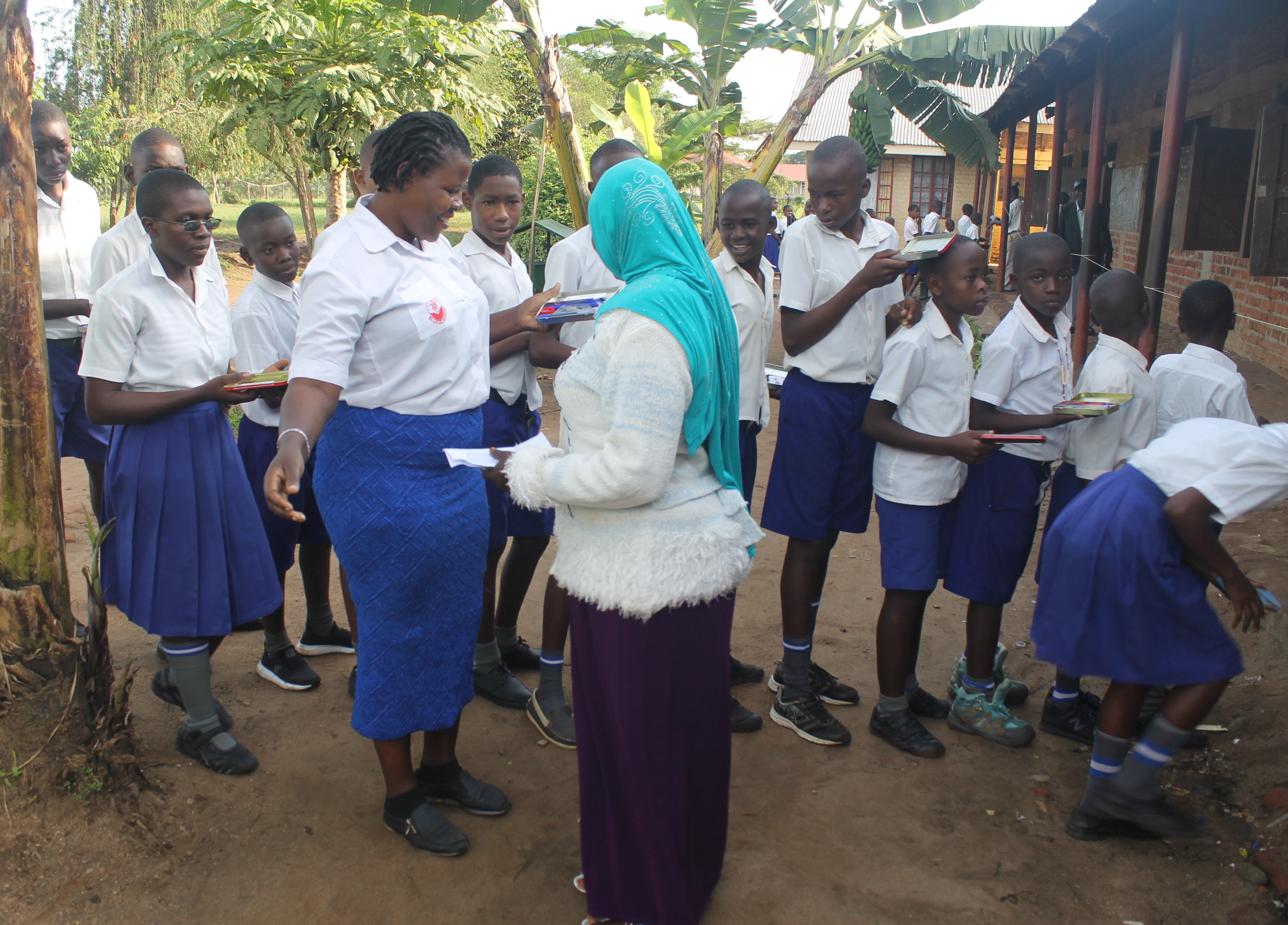 A 35-year-old woman sits for PLE