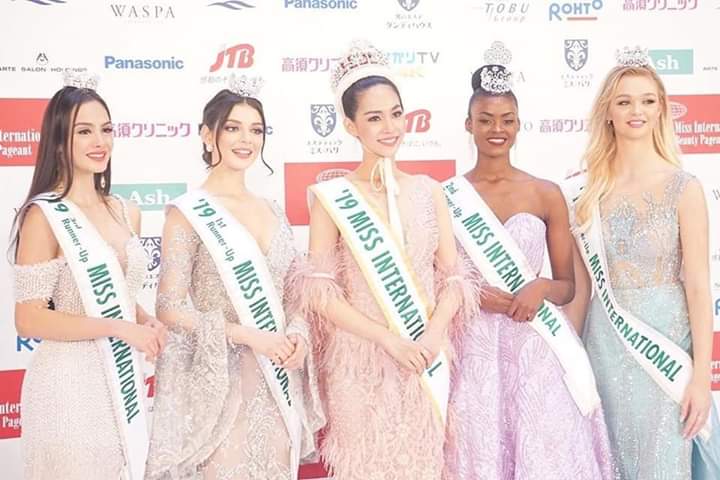 Uganda’s Evelyn Namatovu Kironde crowned second runner-up at this year’s Miss International Contest