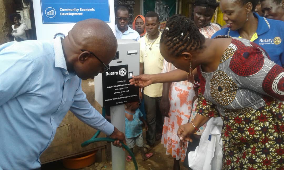 Rotarians empower Namuwongo slum community
