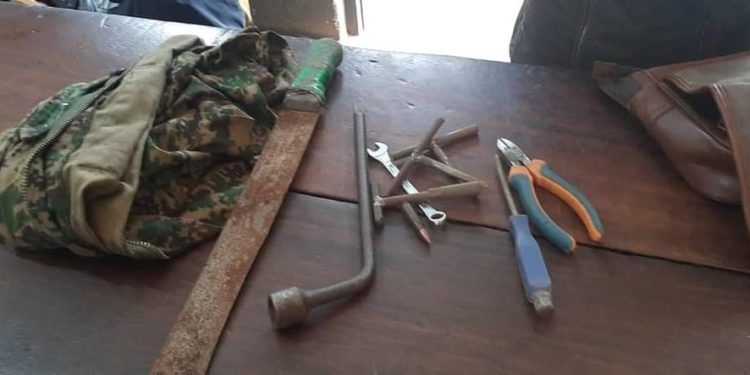 60 suspects arrested for being in possession of military material