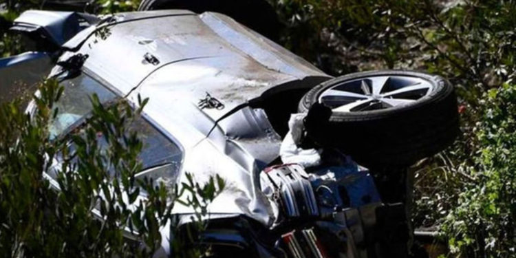 Tiger Woods hospitalised after car crash