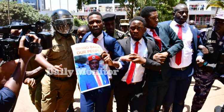 Bobi Wine arrested during protest over missing supporters