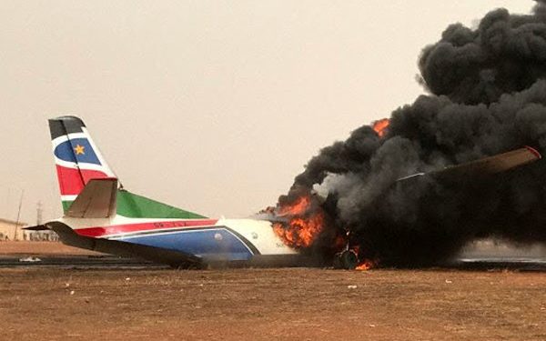 Ten people killed in South Sudan plane crash