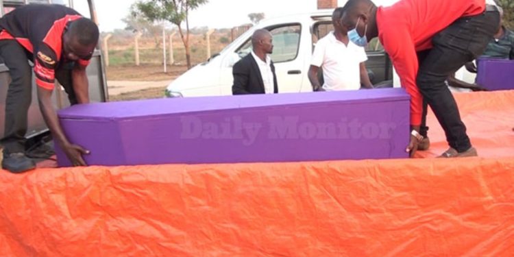 Sombre mood as 4 bodies of truck drivers return home
