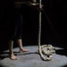 Man hangs self over framily wrangles with wife