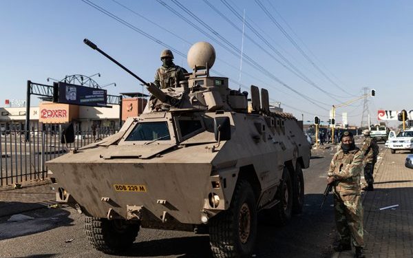 South Africa plans to deploy 25,000 soldiers to quell unrest