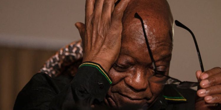 South Africa’s ex-president Zuma spends first night in jail
