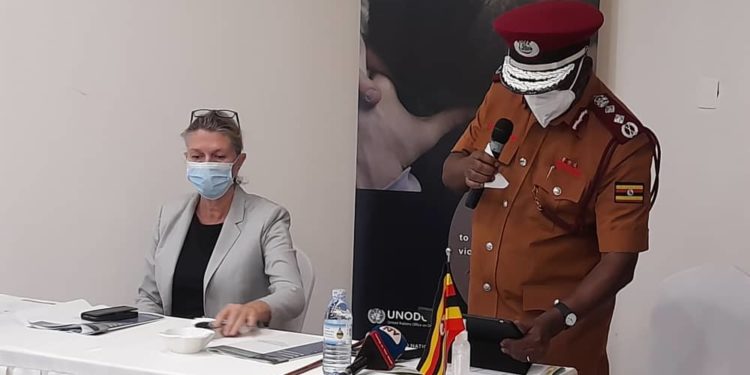 Byabashaija lauds UNODC for building capacity in handling violent extremist prisoners