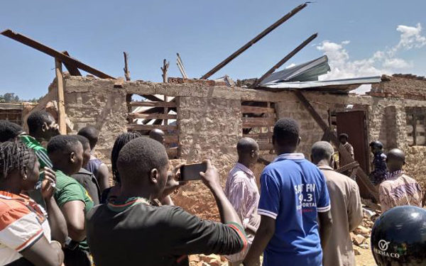 8-year-old pupil killed, 20 injured as wind blows off classroom roof