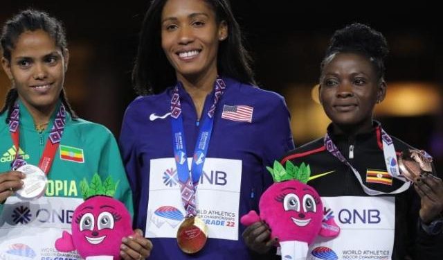Uganda’s Nakaayi wins medal at World Indoor Championships