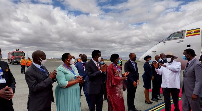 Museveni arrives in Arusha for EAC Heads of State summit