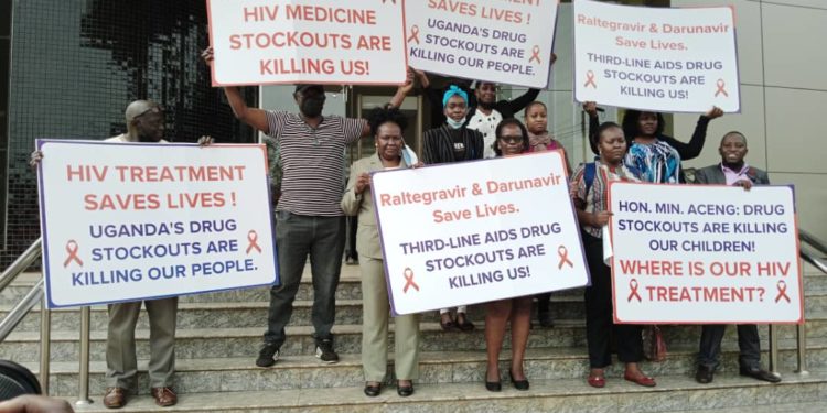 HIV/AIDs advocates protest against unavailable ARVs