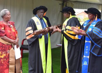 Prof John Okedi installed Kyambogo University Chancellor