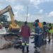 UNRA boss, a team of engineers visit Lwera